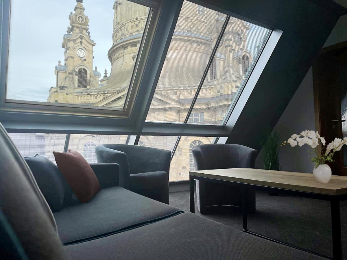 Maisonette-Apartment An Der Frauenkirche Dresden Bagian luar foto